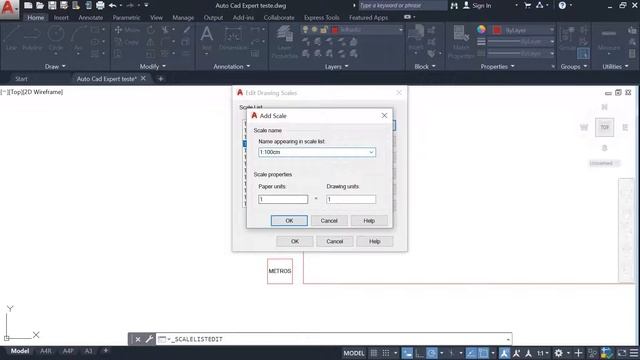 Configurando ESCALAS no AutoCAD (Metros, Centímetros e Milímetros) смотреть онлайн