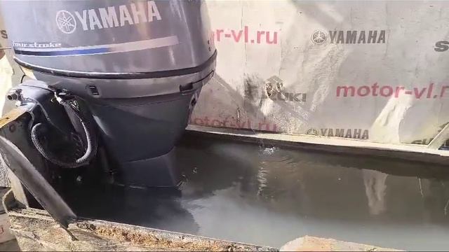 Yamaha F50 Запуск двигателя