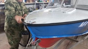 Привальный брус, самая правильная технология установки. Прогресс 4