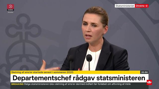 03/11/2021 Pressemøde om slettede SMS’er: Mette Frederiksen - Lev med det смотреть онлайн