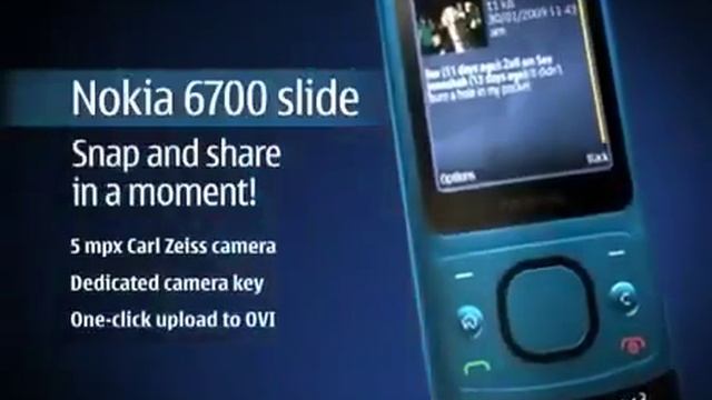 Nokia 6700 Slide Commercial смотреть онлайн