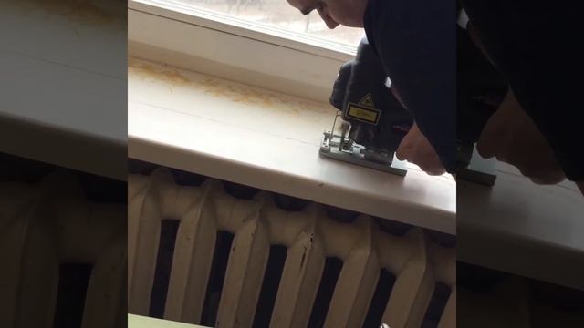 Как отпилить подоконник своими руками смотреть онлайн