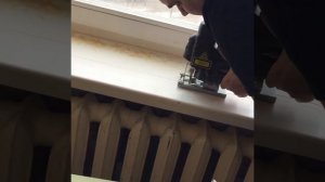 Как отпилить подоконник своими руками