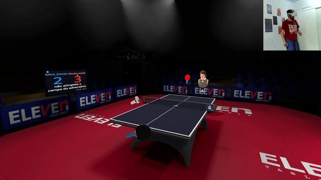 ELEVEN TABLE TENNIS VR - TESTANDO O GAME смотреть онлайн