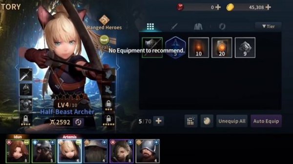 GODS RAID: Team Battle RPG Gameplay (Official Launch) Android Ios