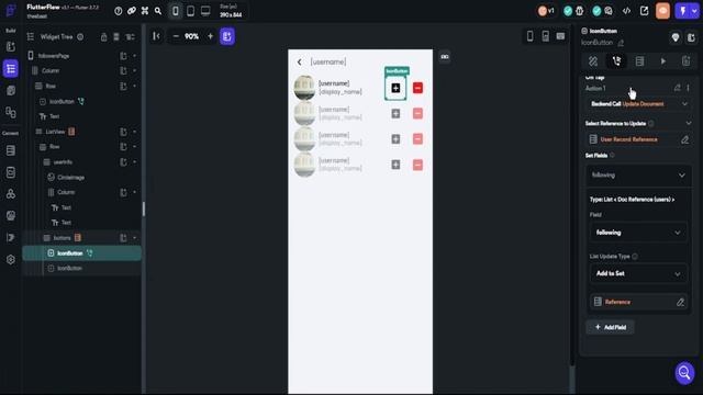 How to Set Following System on #Flutterflow #nocode смотреть онлайн
