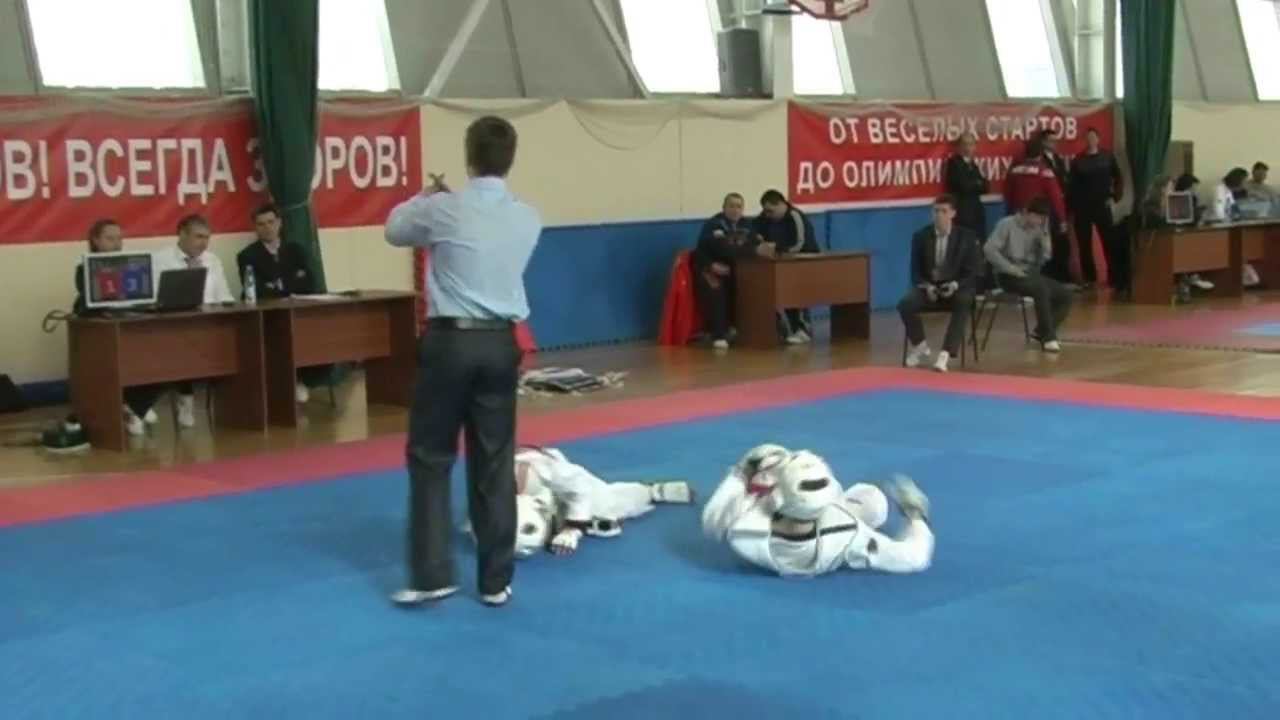 Taekwondo WTF. Спартакиада школьников. 07.04.2013 Зайцев-Мусаев смотреть онлайн