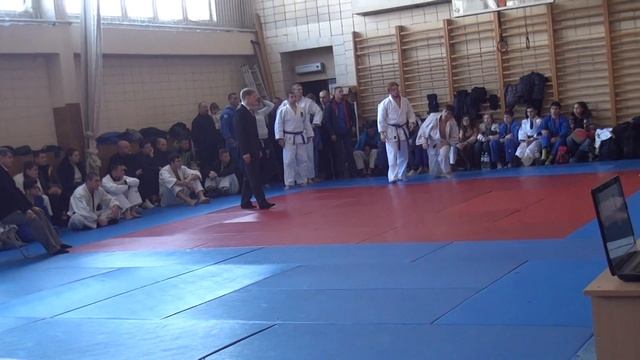 Ошурко Дмитрий - Пугач Артем. -90 кг. Чемпионат Киева по дзюдо до 21 года. 6 марта 2016. смотреть онлайн