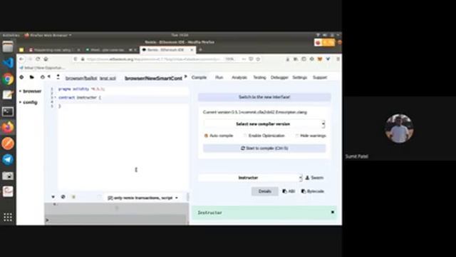 FDP on Blockchain and its Applications Day2 Session2 Topic:Creating smart contracts by Mr.SumitPate смотреть онлайн