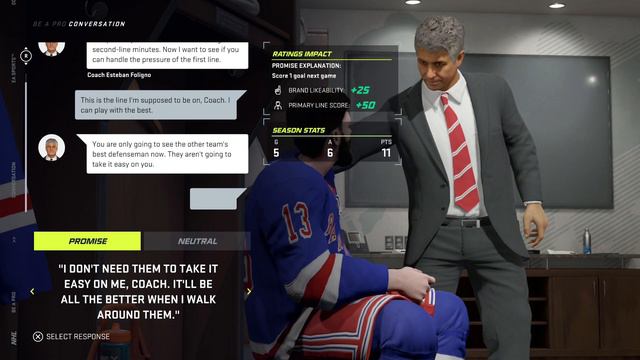 NHL 21 - Be A Pro Career - Walkthrough - Part 9 - "Moved To The First Line" смотреть онлайн