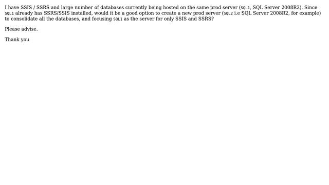 Databases: Hosting SQL Server and SSIS/SSRS in same VM смотреть онлайн