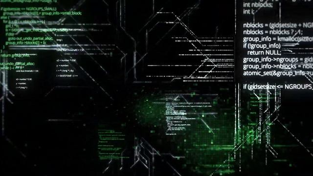 Hacking, Coder Loop With Sounds 4K 1 Hours