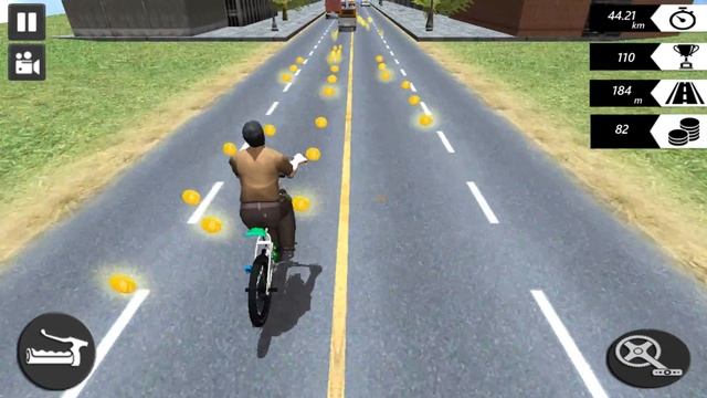 Reckless Racer: Bicycle Racing Games 2018 - Gameplay Android game смотреть онлайн