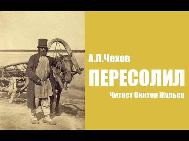 «ПЕРЕСОЛИЛ». А.П. Чехов. Читает Виктор Жульев. Аудиокнига смотреть онлайн