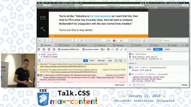 Font stacks with CSS variables - Talk.CSS #24 max-content Edition смотреть онлайн