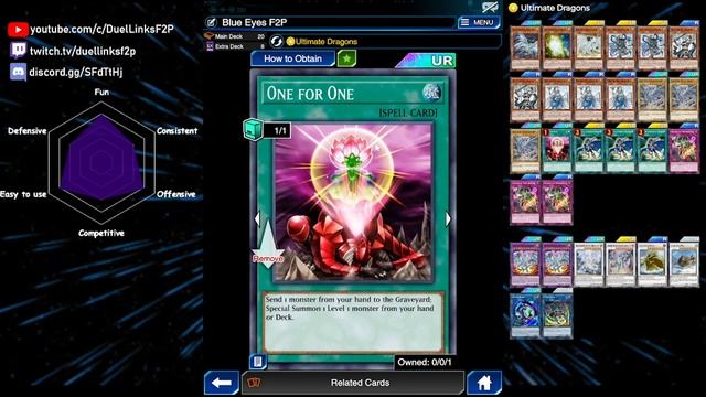 BLUE EYES - F2P/P2W Deck Analysis & Testing [Yu-Gi-Oh! Duel Links] смотреть онлайн