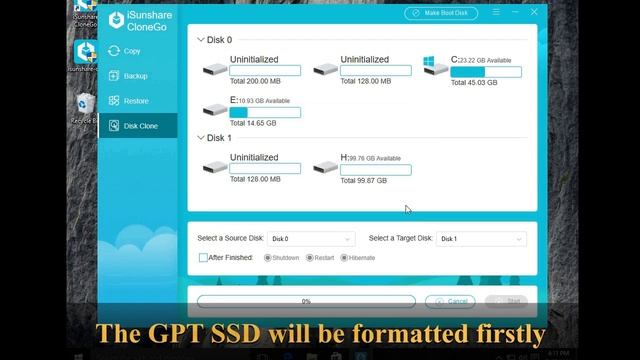 How to Clone MBR HDD to GPT SSD in Windows 10 64 Bit смотреть онлайн