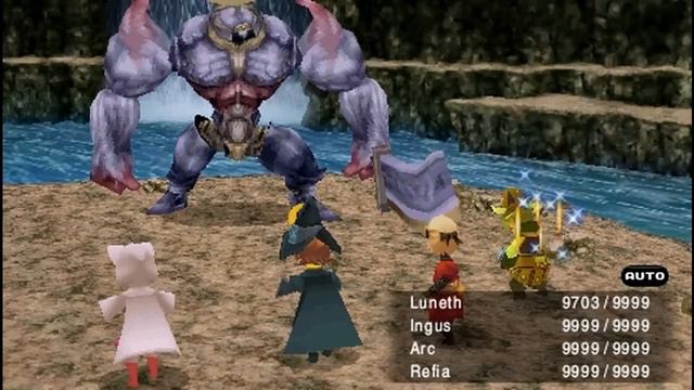 Final Fantasy III PSP - Optional Boss: Iron Giant смотреть онлайн