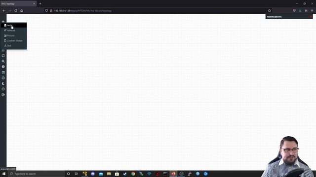 EVE NG Basics, how to add nodes, networks and connectors смотреть онлайн