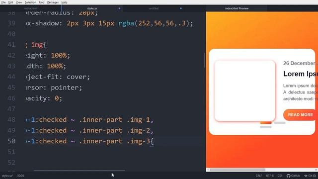 Slider Blog Card using HTML & CSS [Part -2] | Coding Nepal смотреть онлайн