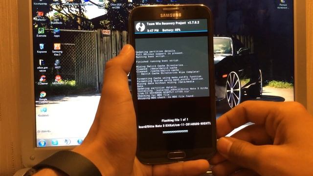 Сyanogenmod11 (4.4.3) для Samsung Galaxy Note 2 смотреть онлайн