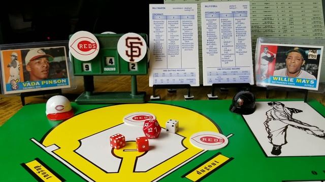 APBA Baseball Classics: 1960 Game 3, Reds vs. Giants смотреть онлайн