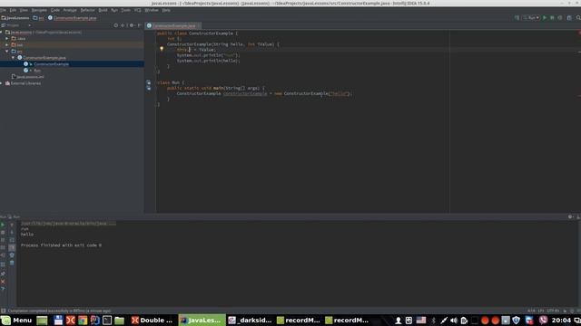 Урок по Java 19: Конструкторы смотреть онлайн