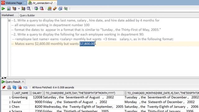 Oracle SQL How to use TO_CHAR Function Part 2 - Lesson 44 смотреть онлайн