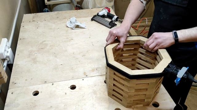 Провожу время с пользой в столярной мастерской!!! Кашпо из дерева своими руками #столярка смотреть онлайн