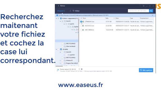 Récupérer un fichier excel supprimé sous windows 10 смотреть онлайн