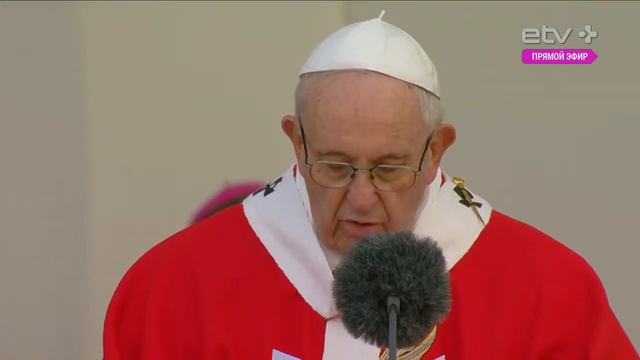 Папа Римский Франциск в Эстонии. Проповедь. смотреть онлайн