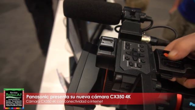 Cámara Panasonic CX350 4K, conectividad a internet смотреть онлайн