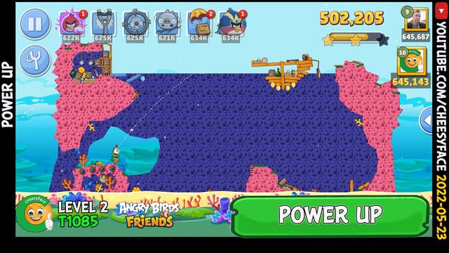 Angry Birds Friends Tournament 1085 HighScores Level 2 Power UP 2022 05 23 Walkthrough смотреть онлайн