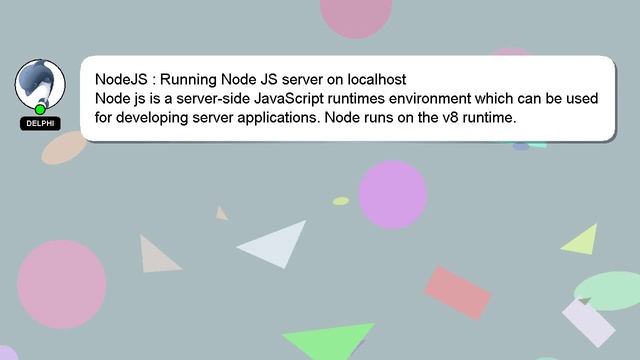 NodeJS : Running Node JS server on localhost смотреть онлайн