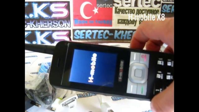 H-mobile X8 (4 SIM ) + рация - телефон для бизнеса. смотреть онлайн