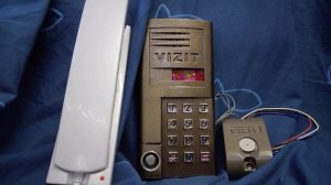 звуки домофона vizit БВД SM101 новый домофон vizit подарки от Деда мороза