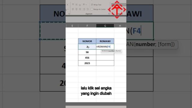 Cara Mengganti Angka Menjadi Romawi Dengan Otomatis di MS excel смотреть онлайн