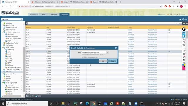 #Lecture 3: How to Downgrade Palo Alto Panorama Firewall From 9.1.6 to 9.0.12 | Palo alto training смотреть онлайн