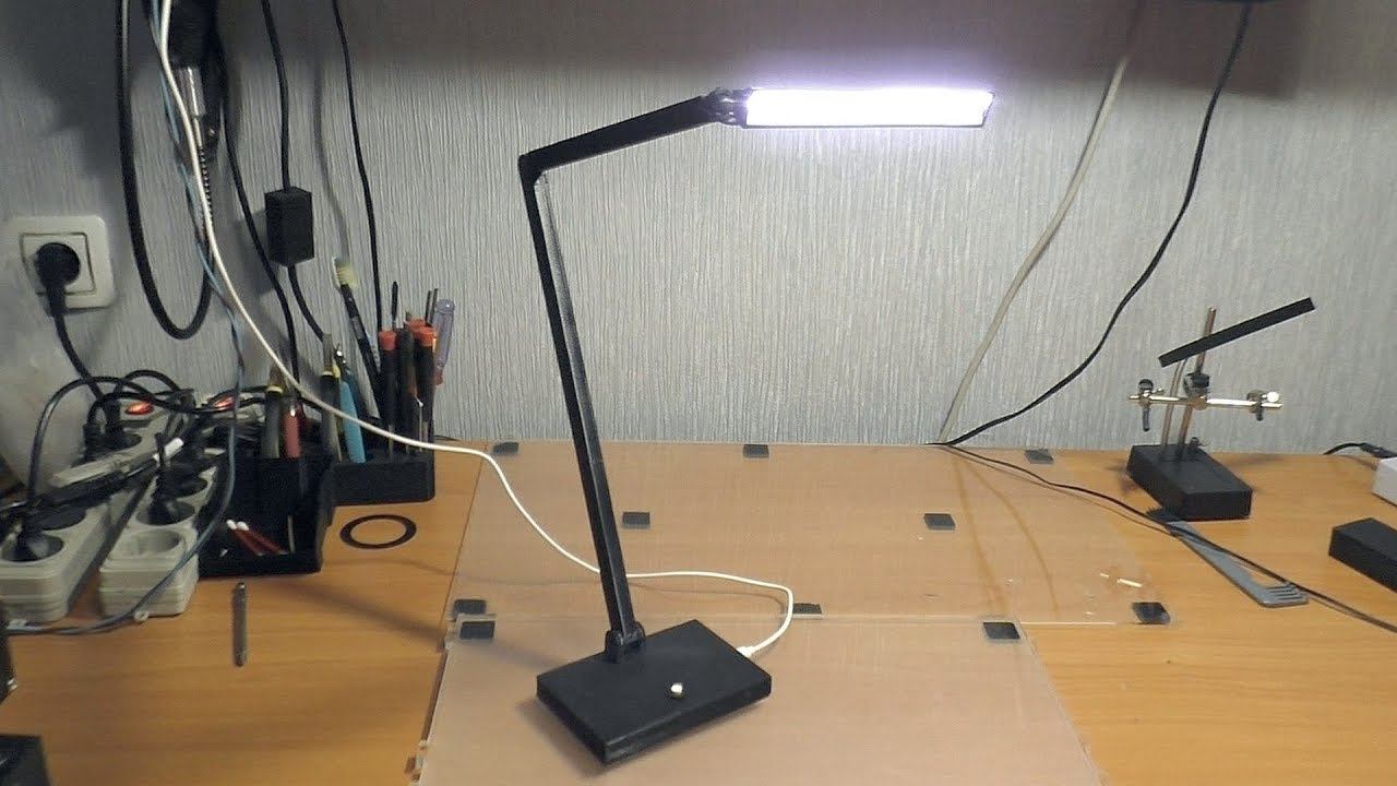 САМОДЕЛЬНАЯ НАСТОЛЬНАЯ USB ЛАМПА (3D печать) смотреть онлайн