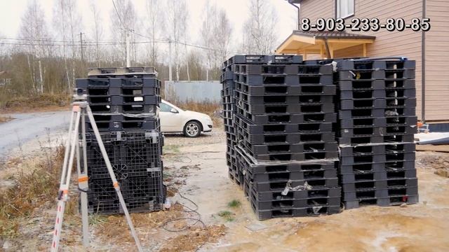Септик Крот + поле с пластиковыми поддонами. смотреть онлайн