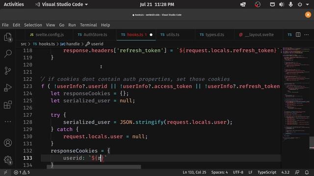 Sveltekit + OpenID Auth (Todo App) | Part 22 Set Cookies to Response Headers смотреть онлайн