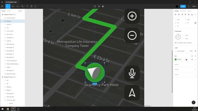 Figma Tutorial. Sports City Navigation UI Design in Figma + Free figma template смотреть онлайн
