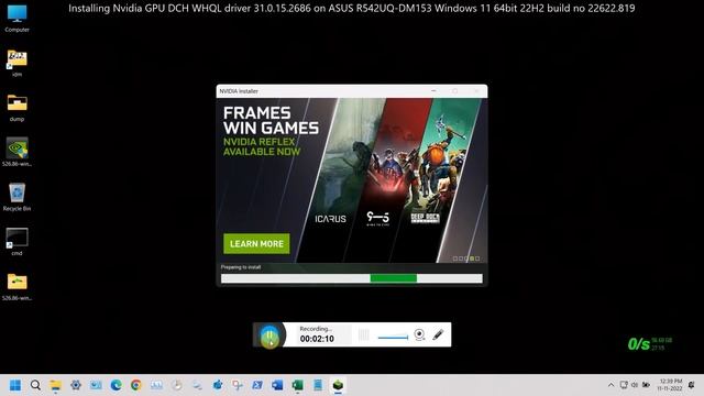 Installed Nvidia GPU DCH WHQL driver 31.0.15.2686 on Windows 11_64_22H2_22622.819_ASUS_R542UQ-DM153 смотреть онлайн