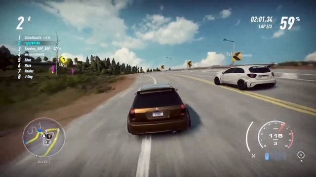 NFS HEAT |What is The Best hatchback ? Honda Civic v Ford Focus rs v Mercedez A45 AMG v VW Golf GT смотреть онлайн