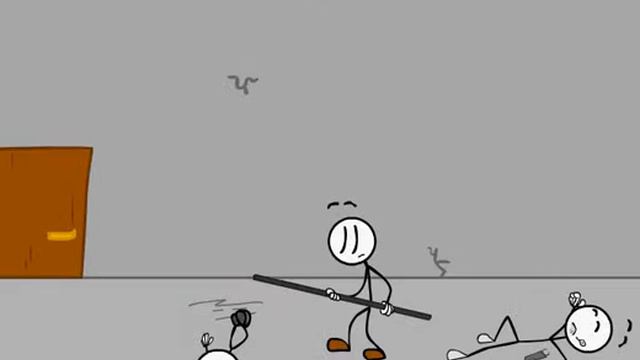 Мини игры "Свалил с крыши"-Henry Stickman смотреть онлайн