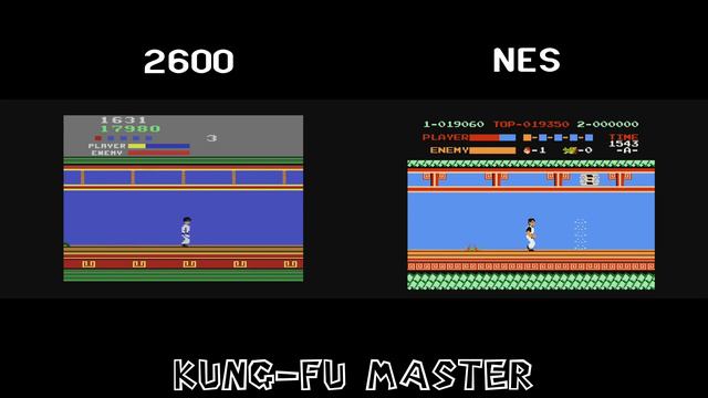 All Atari 2600 Vs NES Games Compared Side By Side смотреть онлайн