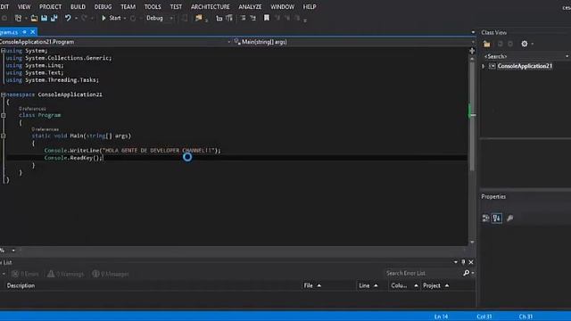 HOLA MUNDO EN JAVA Y C SHARP смотреть онлайн