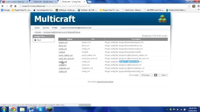 LogBlock: Minecraft Plugin Installation [MySQL Server Setup In Multicraft] смотреть онлайн