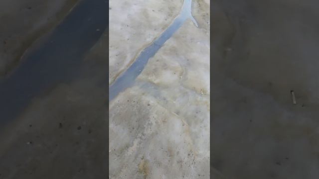 большой ручей в Ульяновске и лужи😱 смотреть онлайн