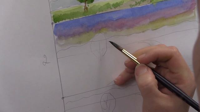 Урок 2. Три пейзажа. Линии горизонта . смотреть онлайн